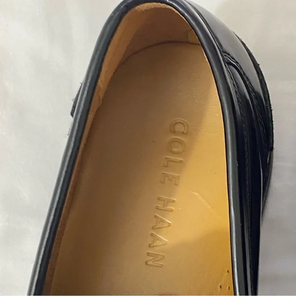 NWOB Men’s Cole Haan Pinch Prep Penny Loafer In Brush-off Black Size 9.5. - Picture 10 of 10